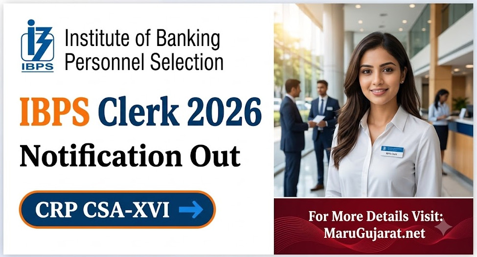 IBPS Clerk Notification 2026 Out